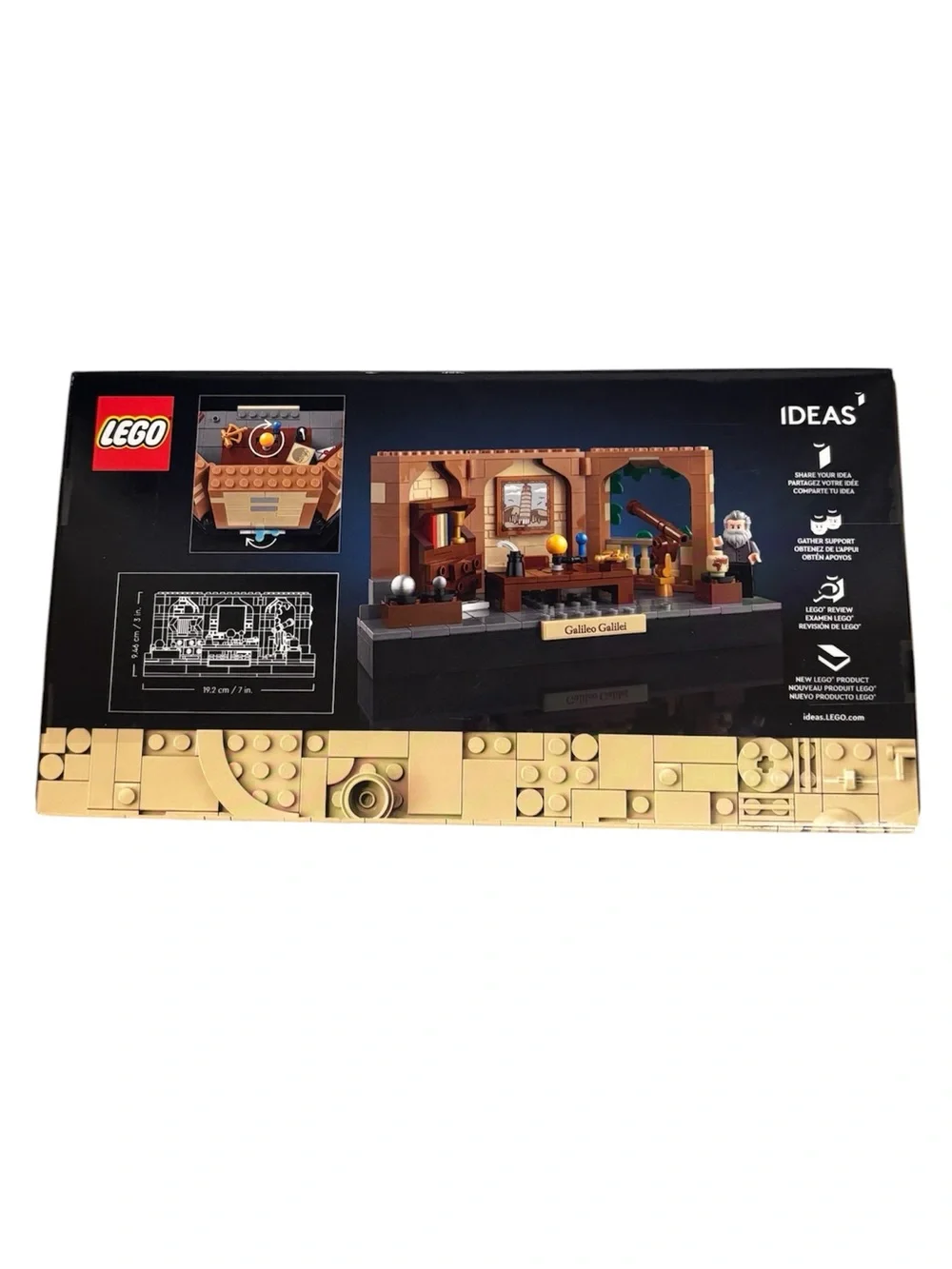Lego Ideas Tribute to Galileo Galilei Set (#40595)